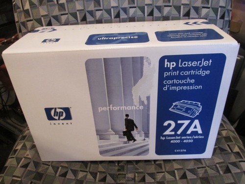 Genuine 27a black toner - hp,