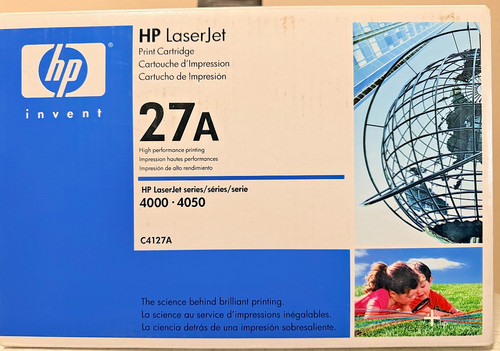 27a genuine black toner - hp,