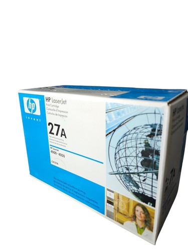 Genuine 27a black toner - genuine, hp
