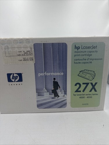Genuine 27x toner - genuine, cartridge