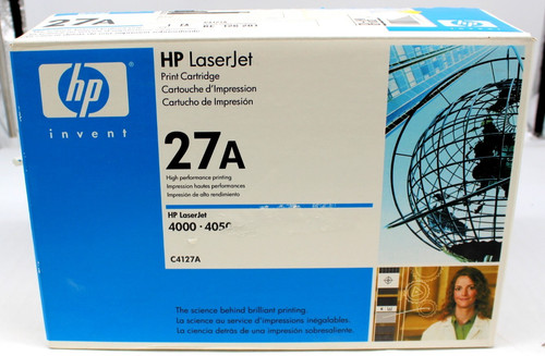 27a laserjet black toner - hp,